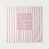 Custom Coastal Bachelorette Strand & Fun Wandteppich (Vorderseite)