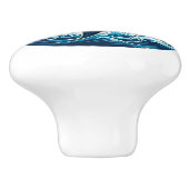 Custom Coastal/nautical/beach marlin sunset Keramikknauf (Seitenansicht)
