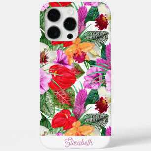 Custom Coastal Paradise Bloms Case-Mate iPhone Ca 16 Pro Max Hülle