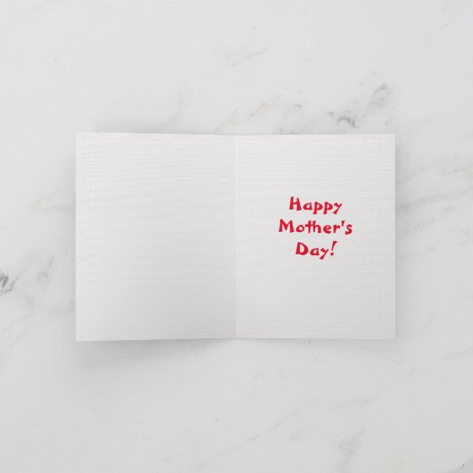 Custom Cockapoo Mama Dog Bester Crazy Dog Digitale Karte (Innenseite)