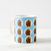 Custom Cocker Spaniel Photo Mug | Personalized Pet Kaffeetasse (Vorderseite Links)