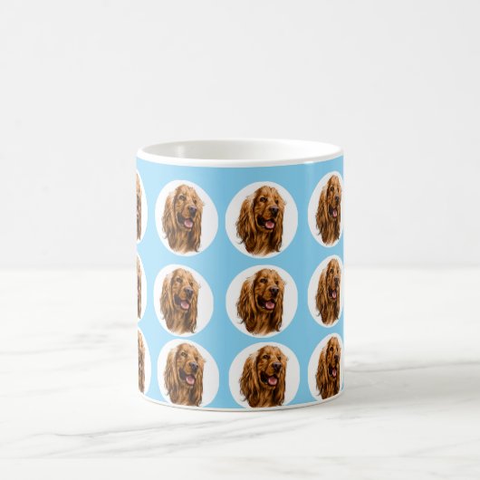 Custom Cocker Spaniel Photo Mug | Personalized Pet Kaffeetasse (Mittel)