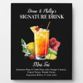 Custom Cocktail Bar Sign Mai Tai Drink Fotoplatte (Vorderseite)