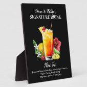 Custom Cocktail Bar Sign Mai Tai Drink Fotoplatte (Seite)