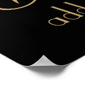 Custom Cocktail Großes Poster (Ecke)