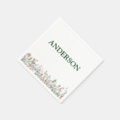 Custom Cocktail Napkin Serviette (Ecke)