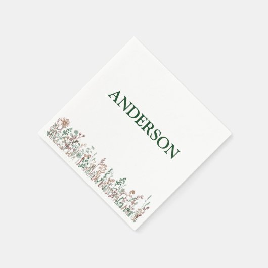 Custom Cocktail Napkin Serviette (Ecke)