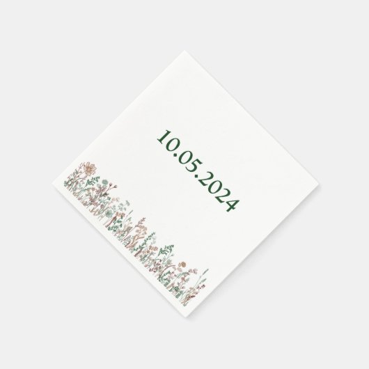 Custom Cocktail Napkin Serviette (Ecke)