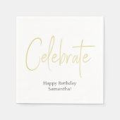 Custom Cocktail Napkins Serviette (Vorderseite)