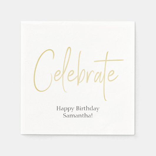 Custom Cocktail Napkins Serviette (Vorderseite)