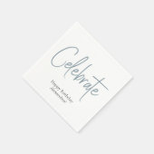 Custom Cocktail Napkins Serviette (Ecke)