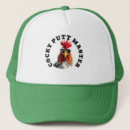 Custom Cocky Golfer Hat - Funny Golf Trucker Hat Truckerkappe