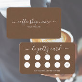 Custom Coffee Loyalty Card Einfaches Skript Treuekarte