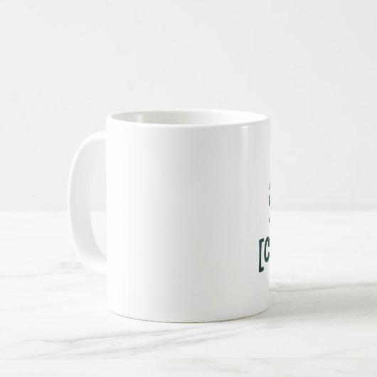 Custom Coffee Mug - "Coffee First, [Name] Later" Kaffeetasse (Vorderseite Links)