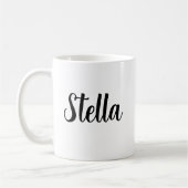 Custom Coffee Mug with Text Custom Large Personali Kaffeetasse (Links)