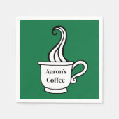 Custom Coffee Napkins Serviette (Vorderseite)