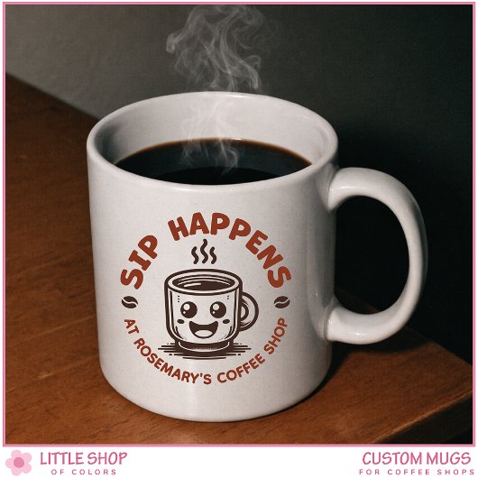 Custom Coffee Shop Café Coffee Bar Kaffeetasse