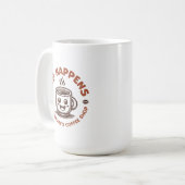 Custom Coffee Shop Café Coffee Bar Kaffeetasse (Vorderseite Links)
