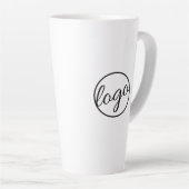 Custom Coffee Shop Restaurant Business-Logo Milchtasse (Rechte Ecke)