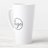 Custom Coffee Shop Restaurant Business-Logo Milchtasse (Linke Ecke)