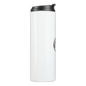 Custom Coffee Shop Restaurant Business-Logo Thermosbecher (Nach links gedreht)