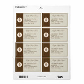 Custom Coffee Shop Shipping Labels – Personalized (Vorne)