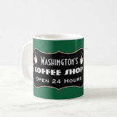 Custom Coffee Shop Tasse Geschenk (Vorderseite Links)