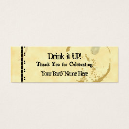 Custom Coffee Stain Schreibmaschine Grunge Drink T