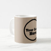 Custom Coffee Tasse - Personalisierte Keramik Tass (Vorderseite Links)