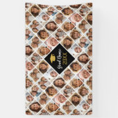 Custom Collage 12 Foto - Graduation Party Banner (Vertikal)