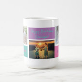 Custom Collage 3 Foto Personalisiert Opa Tasse (Mittel)