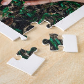 Custom Collage 9 Wedding Foto Square Puzzle (Seite)