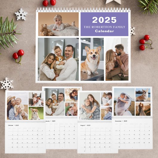 Custom Collage Modern Family - 40 Foto 2025 Kalender
