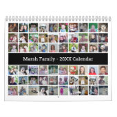Custom Collage Modern Family - 60 Foto 2024 Kalender (Titelbild)