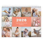 Custom Collage Modernes Family Foto 2025 Kalender (Titelbild)