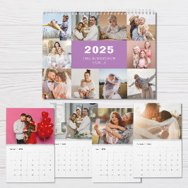 Custom Collage Modernes Family Foto 2025 Kalender
