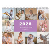 Custom Collage Modernes Family Foto 2025 Kalender (Titelbild)