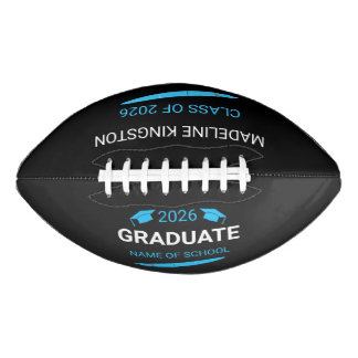 Custom College School Graduation 2026 Football