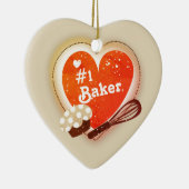 Custom color #1 Baker Christmas tree ornament (Rechts)