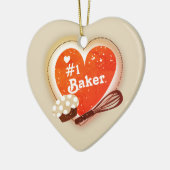 Custom color #1 Baker Christmas tree ornament (Links)