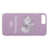 Custom Color Australia Karte Case-Mate iPhone Hülle (Rückseite (Horizontal))