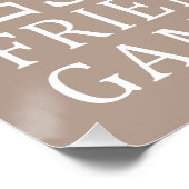 Custom Color Beach House Poster (Ecke)