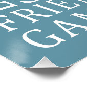 Custom Color Beach House Poster (Ecke)