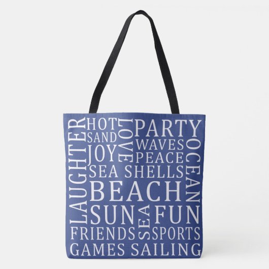 Custom Color Beach House Taschen (Vorderseite)
