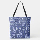Custom Color Beach House Taschen (Rückseite)