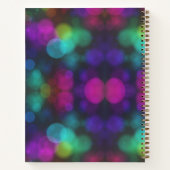 Custom Color Bokeh-Notebook Notizblock (Rückseite)