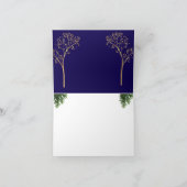 Custom Color Christmas Card Dankeskarte (Innenseite)