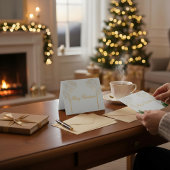 Custom Color Christmas Card Dankeskarte