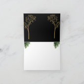 Custom Color Christmas Card Dankeskarte (Innenseite)