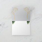 Custom Color Christmas Card Dankeskarte (Innenseite)